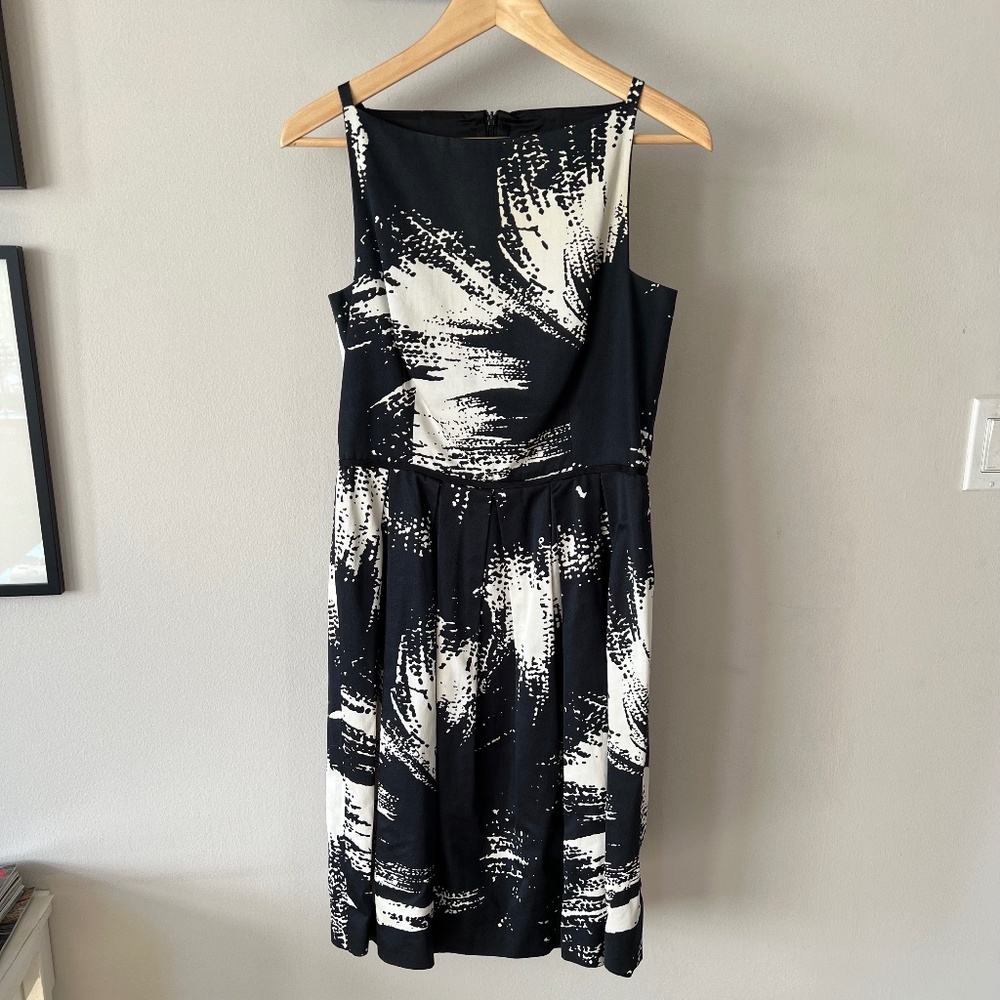 Max Mara Abstract Print Sun Dress